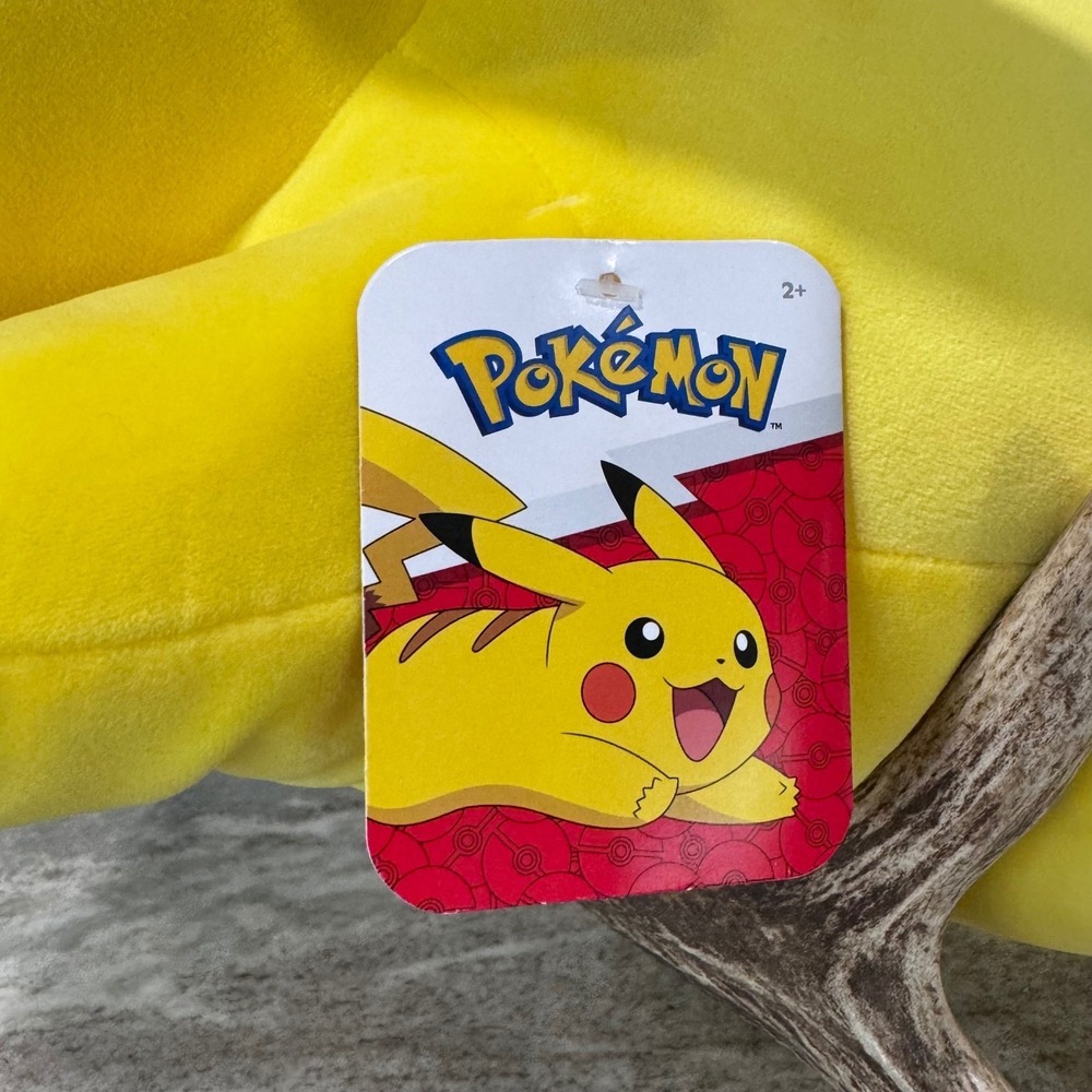 Pokemon Pikachu Sleeping Plush 18" Jazwares PKW4279 Yellow Stuffed Animal NWT - Picture 3 of 10
